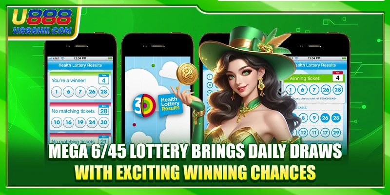 Mega 6/45 Lottery brings daily draws with exciting winning chances. Mega 6/45 Lottery brings daily draws with exciting winning chances.