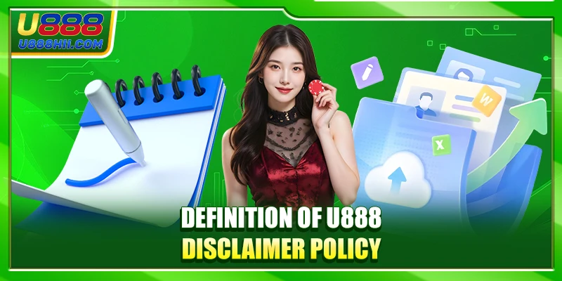 Definition of U888 Disclaimer Policy