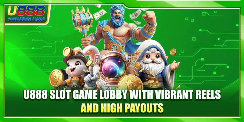 U888 Slot Game lobby with vibrant reels and high payouts U888 Slot Game lobby with vibrant reels and high payouts